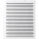 Ver imagem 2 de Persiana Rolo Duplo Bandô Sunny Cinza 160 (L) x 220 (A) Cortina Zebra Double Vision 1,60 X 2,20