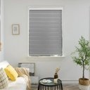 Ver imagem 5 de Persiana Rolo Duplo Bandô Sunny Cinza 160 (L) x 220 (A) Cortina Zebra Double Vision 1,60 X 2,20