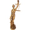 Estátua Dama Da Justiça Têmis Deusa 40 cm Símbolo Do Direito - 1