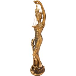 Estátua Dama Da Justiça Têmis Deusa 40 cm Símbolo Do Direito - 3