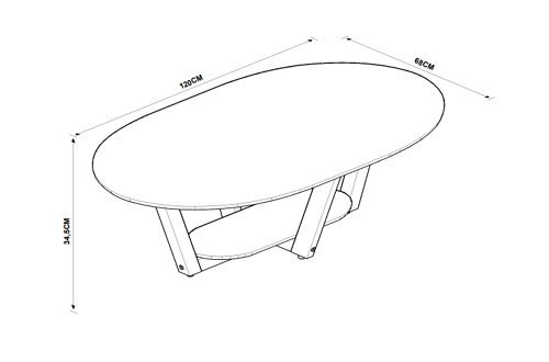 Mesa de Centro Elegance Nature - Tebarrot Móveis - 5