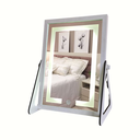 Ver imagem 1 de Espelho Portátil Camarim de Bancada com Led e Botão Touch 32x45cm:branco