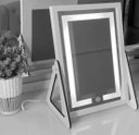 Ver imagem 4 de Espelho Portátil Camarim de Bancada com Led e Botão Touch 32x45cm:branco