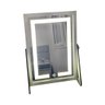 Espelho Portátil Camarim de Bancada com Led e Botão Touch 32x45cm:branco - 2