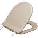 Ver imagem 1 de Assento Almofadado Calypso Rosa/pêssego Tampa Vaso Incepa