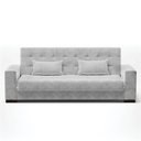 Ver imagem 7 de Sofá Cama Decorativo 210cm Beesley Suede Cinza - Gran Belo