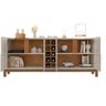 Buffet Aparador 190cm 4 Portas com Adega Lizz  - 4