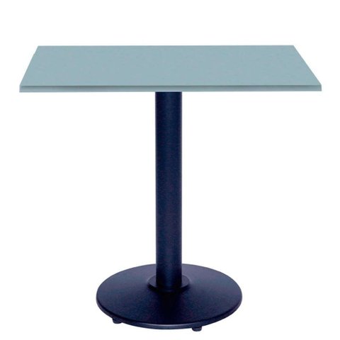 Mesa Bistrô Zeta 2 Lugares Quadrada MDP 80cm Cinza Or Design