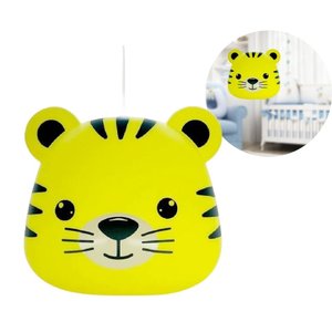Luminária Infantil Pendente de Teto Decorativa Quarto Tigre Decorfun Luminaria Infantil, Luminária Q