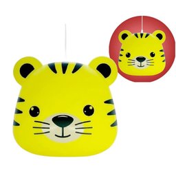 Luminária Infantil Pendente de Teto Decorativa Quarto Tigre Decorfun Luminaria Infantil, Luminária Q - 3