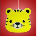 Ver imagem 4 de Luminária Infantil Pendente de Teto Decorativa Quarto Tigre Decorfun Luminaria Infantil, Luminária Q
