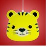 Luminária Infantil Pendente de Teto Decorativa Quarto Tigre Decorfun Luminaria Infantil, Luminária Q - 4