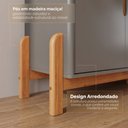 Ver mais imagens de Buffet Aparador 190cm 4 Portas com Adega Lizz Cinza/Perola/Cedro