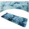 Tapete Shaggy Felpudo 150x50 Azul Mesclado - 8