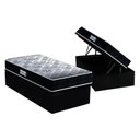 Ver imagem 1 de Cama Box Baú Solteiro: Colchão Ortopédico Probel D33 / Ep Prodormir Advanced Tech1500 + Base Crc