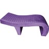 Maca Estética Ergonômica Metalassê Inclinada Roxa Slk Decor Nina Roxo - 2
