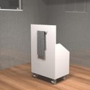 Ver imagem 2 de Encaixe para Lavanderia Multiuso com Rodinhas Armários Nicho Embutir Gabinete Tanque com Alça