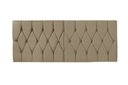 Ver imagem 2 de Cabeceira Painel Dubai Deluxe Estofada Casal Bege - 1,40 metros