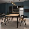 Cozinha Compacta C/ Armário E Balcão Industrial Lamina e Preta C/ Detalhes Cobre - 12