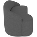 Ver imagem 7 de Sofá 3 Lugares Curvo Sala de Estar Living Lótus D02 Linho Cinza Escuro 180 cm C-416 - Lyam Decor