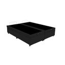 Ver imagem 2 de Base Box Baú Blindado Casal Bipartido Acolchoes Poliéster Preto 41x138x188