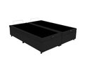 Ver imagem 2 de Base Box Baú Blindado Casal Bipartido Acolchoes Poliéster Preto 41x138x188