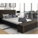 Ver imagem 2 de Baú Recamier 1.38-Suede Marrom