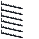 Ver imagem 2 de 6 Araras 40cm Rt Inclinadas Acabamento Moderno Organizadores Cabides Closets Lojas