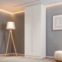 Ver imagem 1 de Guarda-Roupa Modulado Roupeiro 2 Portas 2 Gavetas Versatille Yescasa