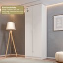 Ver imagem 5 de Guarda-Roupa Modulado Roupeiro 2 Portas 2 Gavetas Versatille Yescasa