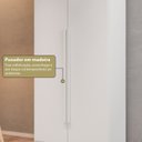 Ver imagem 7 de Guarda-Roupa Modulado Roupeiro 2 Portas 2 Gavetas Versatille Yescasa