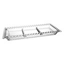Ver imagem 1 de Petisqueira de Cristal Diamante C/3 Divisões 30cm L'hermitage