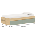 Ver imagem 5 de Cama Solteiro com Gavetões Linha Play Quater