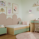 Ver imagem 3 de Cama Solteiro com Gavetões Linha Play Quater