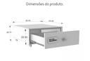 Ver imagem 3 de Base Balcão Gaveta com Rodízios para Lava-louças Eletrolux 8s Preto
