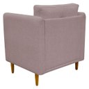 Ver imagem 7 de Kit 2 Poltronas Decorativa Luxo para Sala Recepção Consultório Escritório Aviv Linho Premium