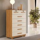 Ver imagem 2 de Cômoda Gaveteiro New Espanha 7 Gavetas - Benetil Cinamomo Off