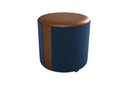 Ver imagem 1 de Puff Decorativo Sala Descando Copenhage Premium Veludo Azul Matrix