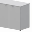 Ver imagem 6 de Armário Baixo Escritório 4 Portas C/ Chave 160 Cm F5 Office Cor:cinza