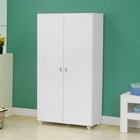 Armário Multiuso com 2 Portas e Rodízios 86cm Ditália