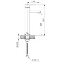 Ver imagem 3 de Kit de Misturador Monocomando de Mesa Bica Alta Cromado
