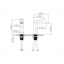 Ver imagem 5 de Torneira Misturador Monocomando Preto Fosco Banheiro