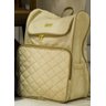Mochila Bolsa Maternidade Impermeável Enxoval Bebê Original Mithi Bege - 2