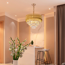 Ver imagem 3 de Lustre Pendente Cristal Moderno Elegante Sala Estar Quarto