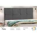 Ver imagem 3 de Cabeceira Solteiro 94 Cm New Civic Chumbo para Cama Box Estofada