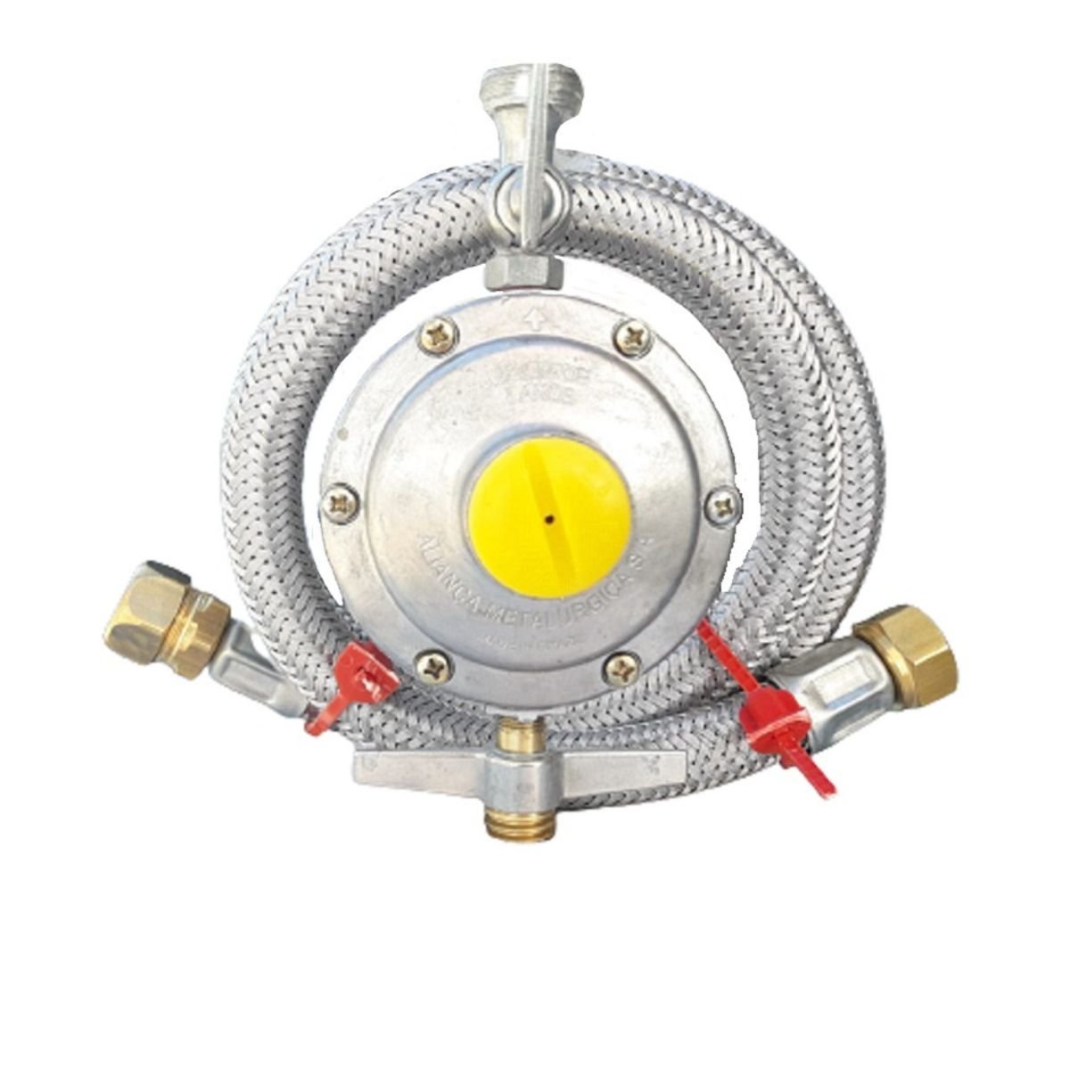 REGULADOR REGISTRO ALIANÇA 2KG 506-10 ROSCA 1/2 + MANG 2 Mt - 1