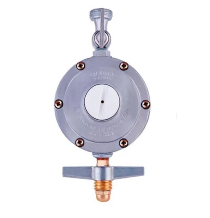 REGULADOR REGISTRO ALIANÇA 2KG 506-10 ROSCA 1/2 + MANG 2 Mt - 2