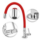 Ver imagem 2 de Torneira Cozinha de Mesa Tubo Gourmet Flexível Vermelho