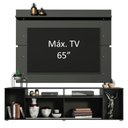 Ver imagem 5 de Rack Madesa Cancun e Painel para Tv até 65 Polegadas - Preto