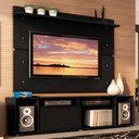 Ver imagem 1 de Rack Madesa Cancun e Painel para Tv até 65 Polegadas - Preto